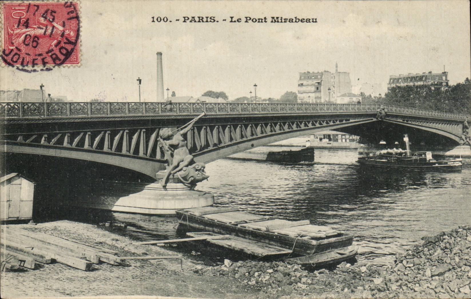 Paris CPA Mirabeau Bridge