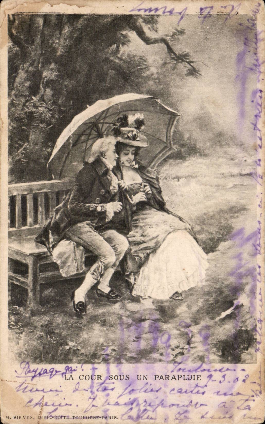 CPA Fantasy Woman court under an umbrella