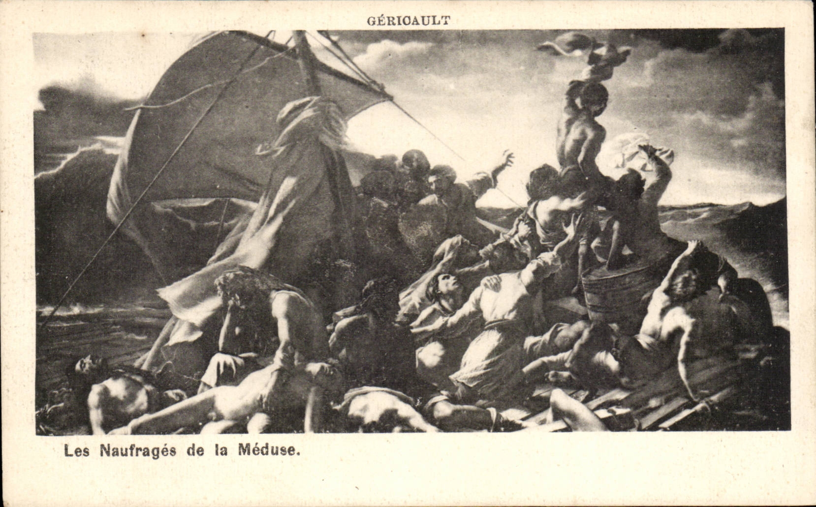 CPA Gericault Les naufrages de la Meduse 