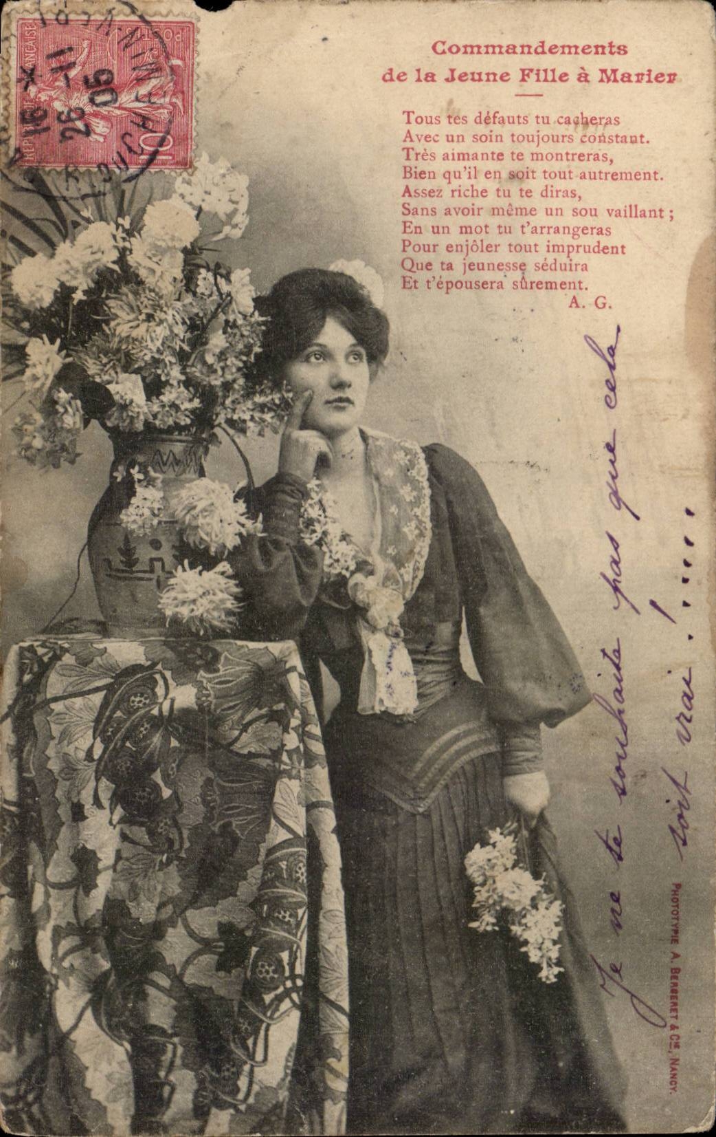 CPA Fantasy Woman Commands of the girl has to marry