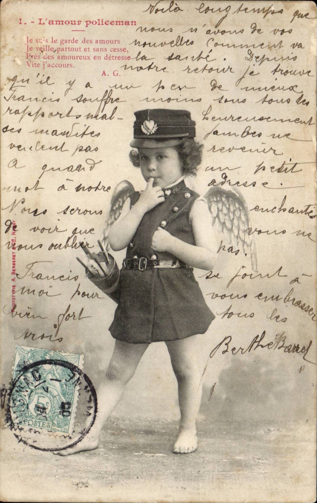 CPA Fantasy Child the love Police officers Police officer Angel Angel