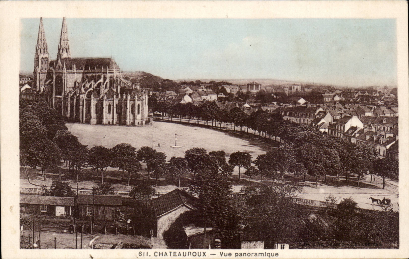 CPA Chateauroux Panoramic View