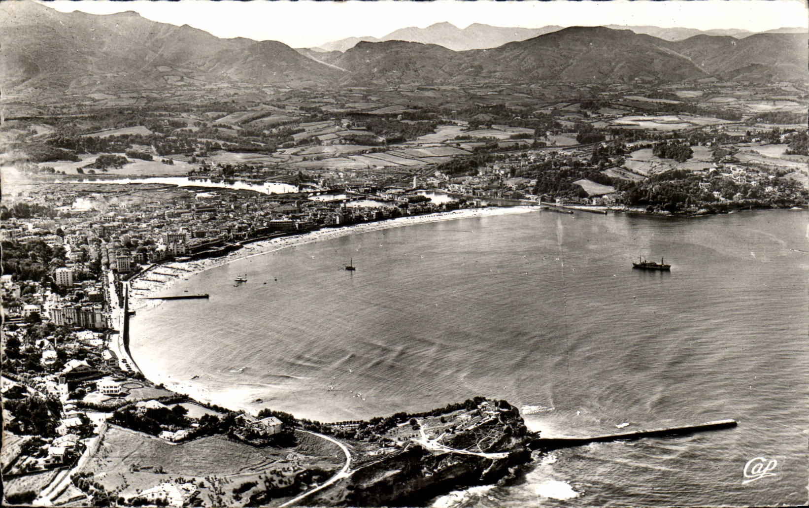 Saint Jean de Luz CPA Vue aerienne 