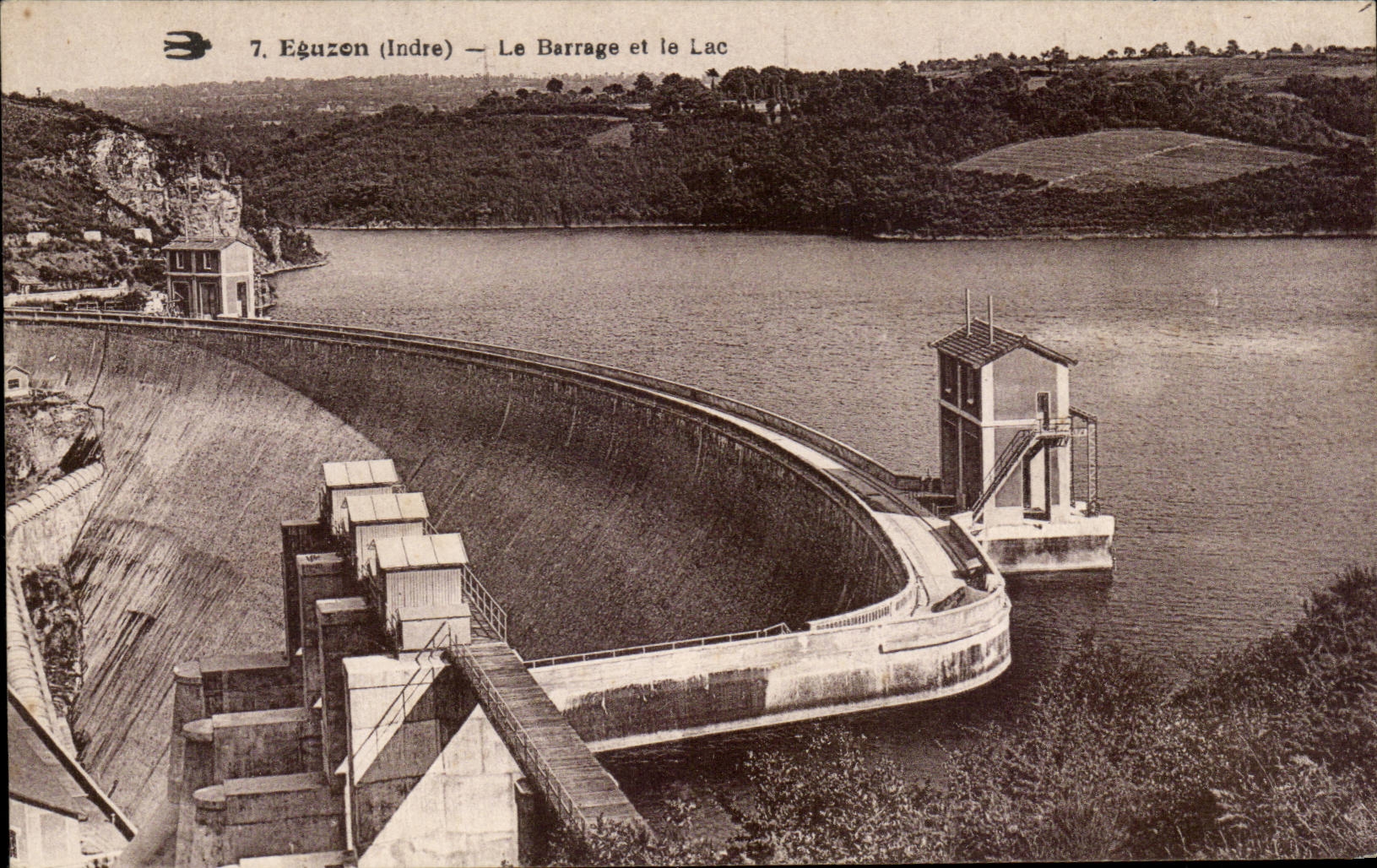 Eguzon CPA Stoppen und der See