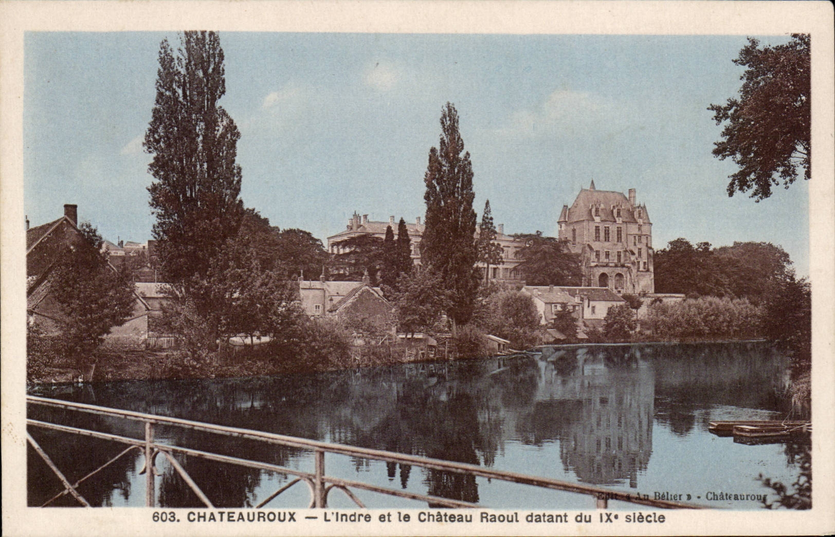 Chateauroux CPA the indre and the Raoul castle dating from 11th