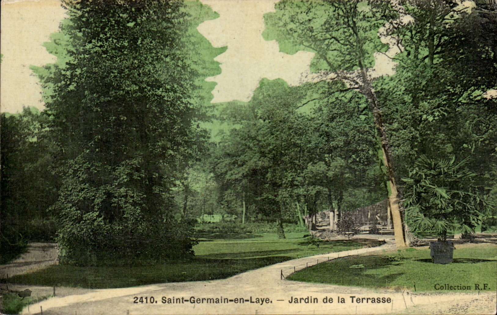 CPA Saint Germain im Bush-Hammer Garten der Terrasse