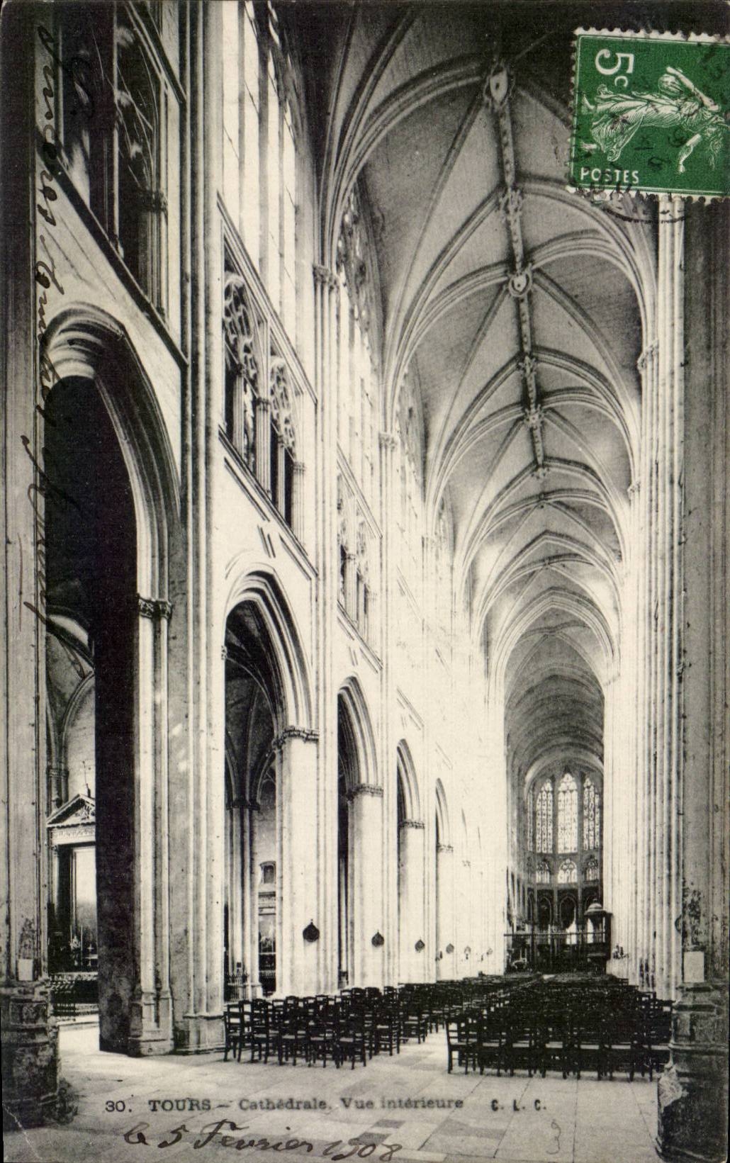 CPA Tours Cathedral Seen interior