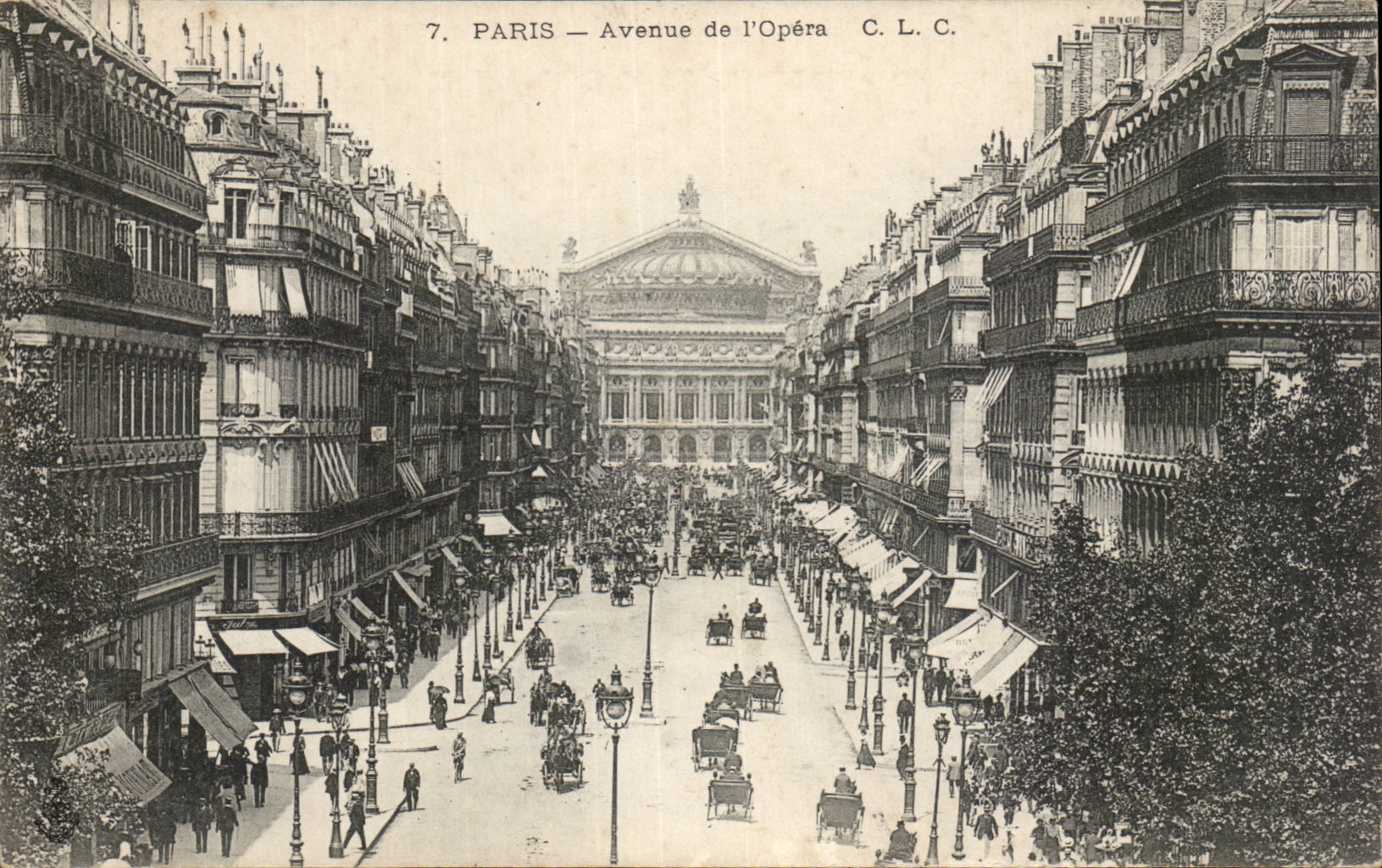 Paris CPA das von der Oper auftrat
