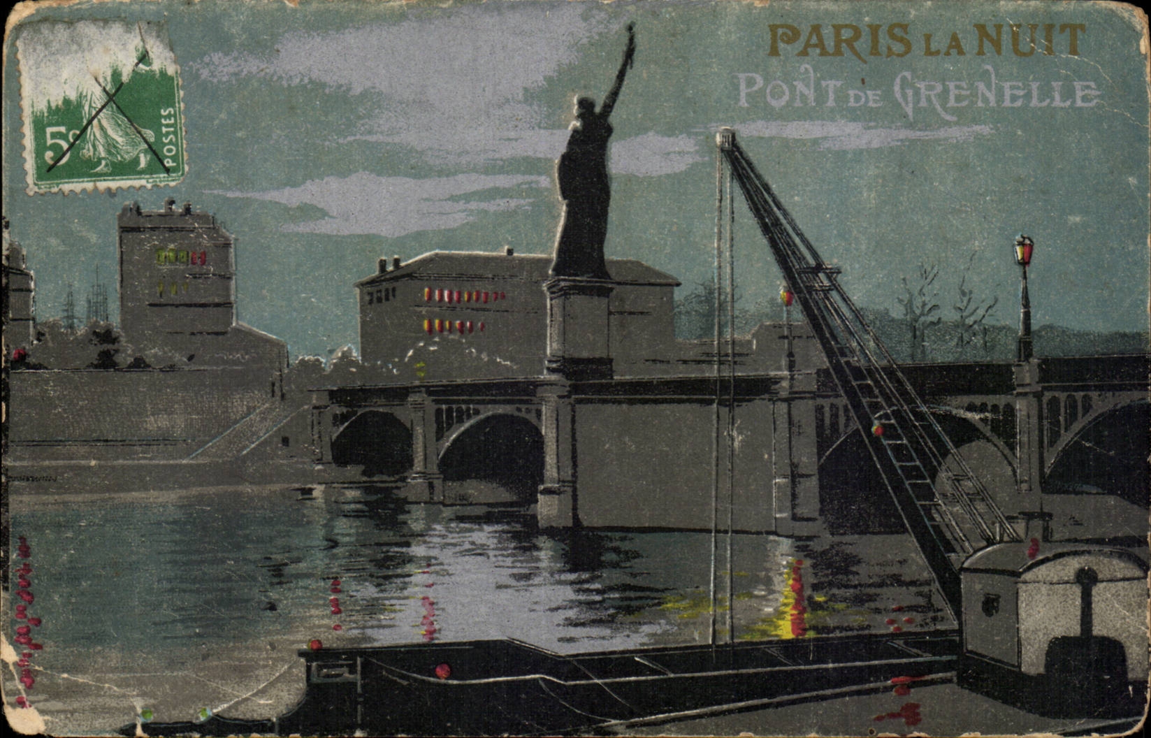 Paris CPA Bridge of Grenelle