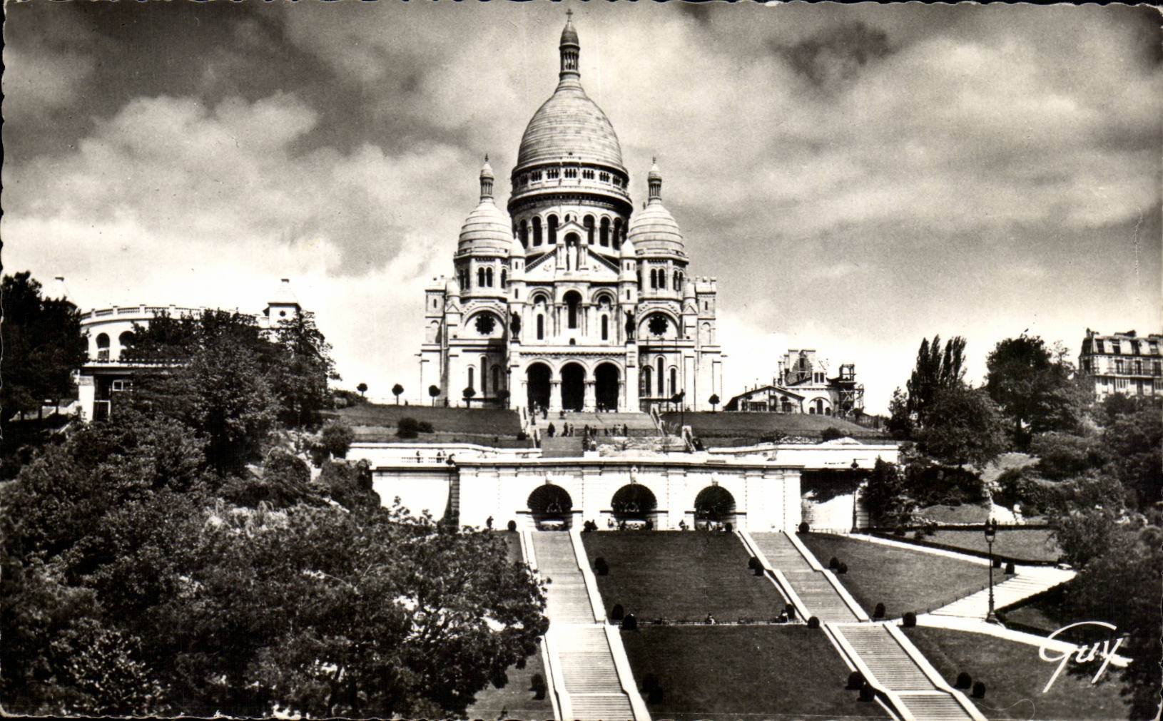Paris CPA Basilique du Sacre Coeur Montmartre
