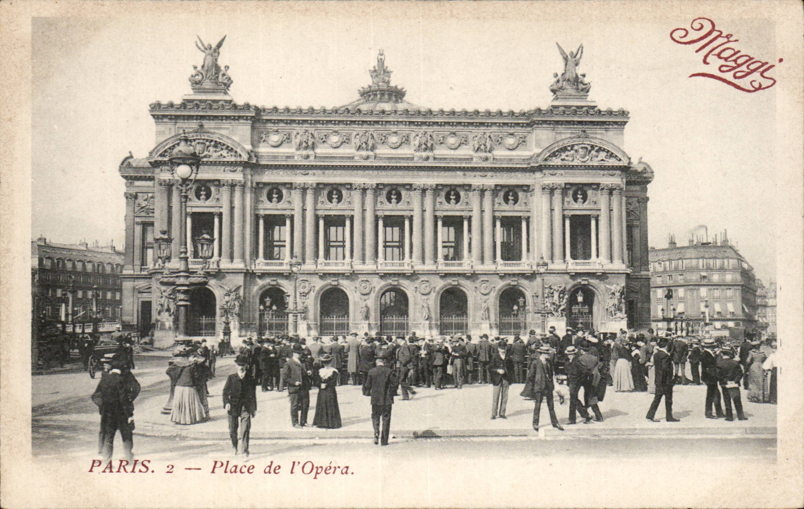 Paris CPA Place de l'opera La compagnie Maggi