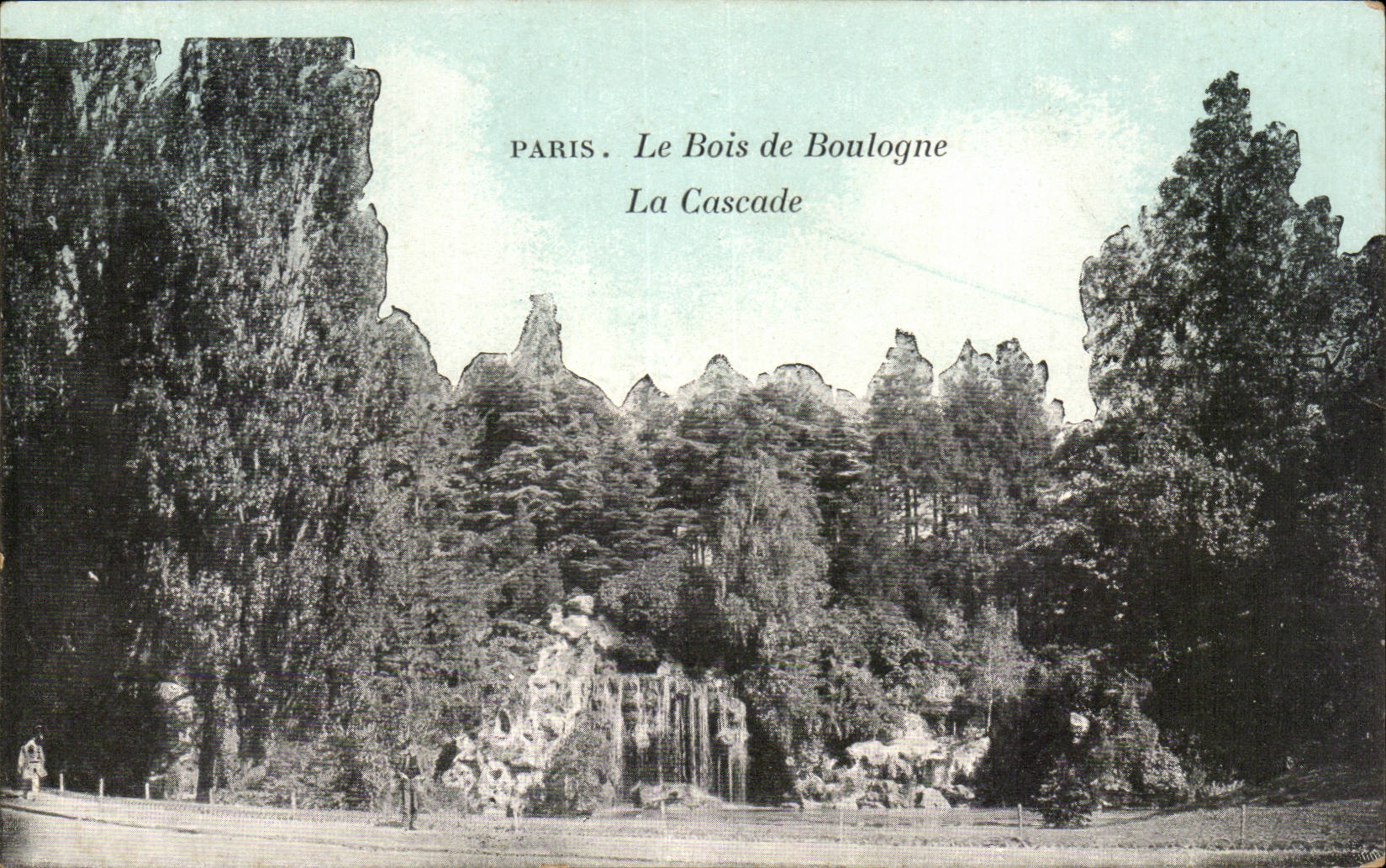 Paris CPA Bois de Boulogne la cascade
