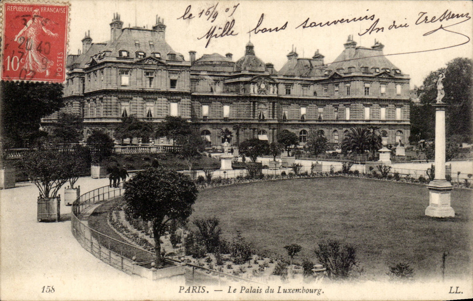 Paris CPA Palate of Luxembourg