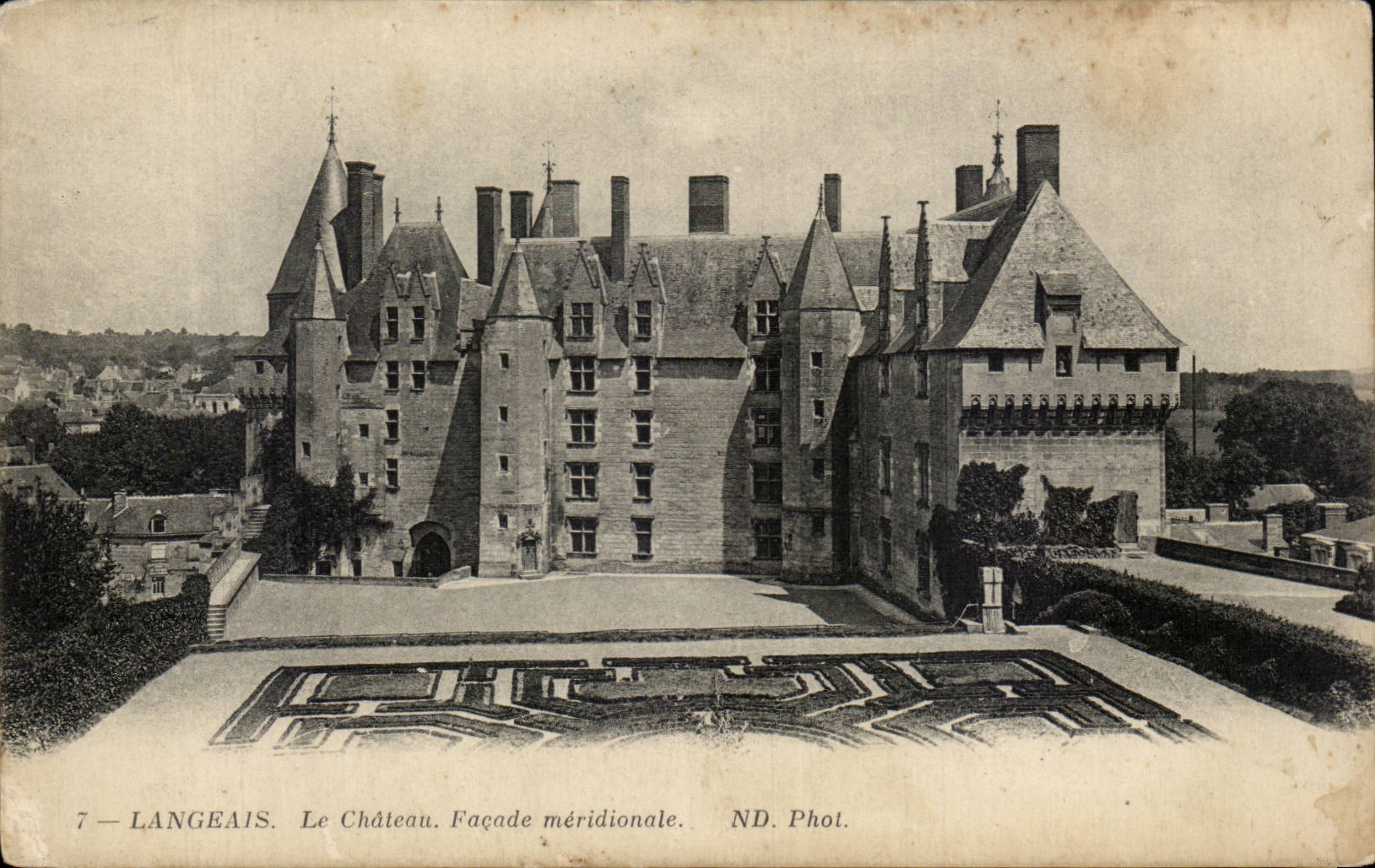 CPA Langeais Le chateau