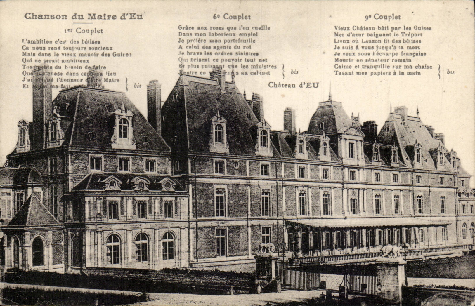 CPA Song of the Marie of Have Castle of Have