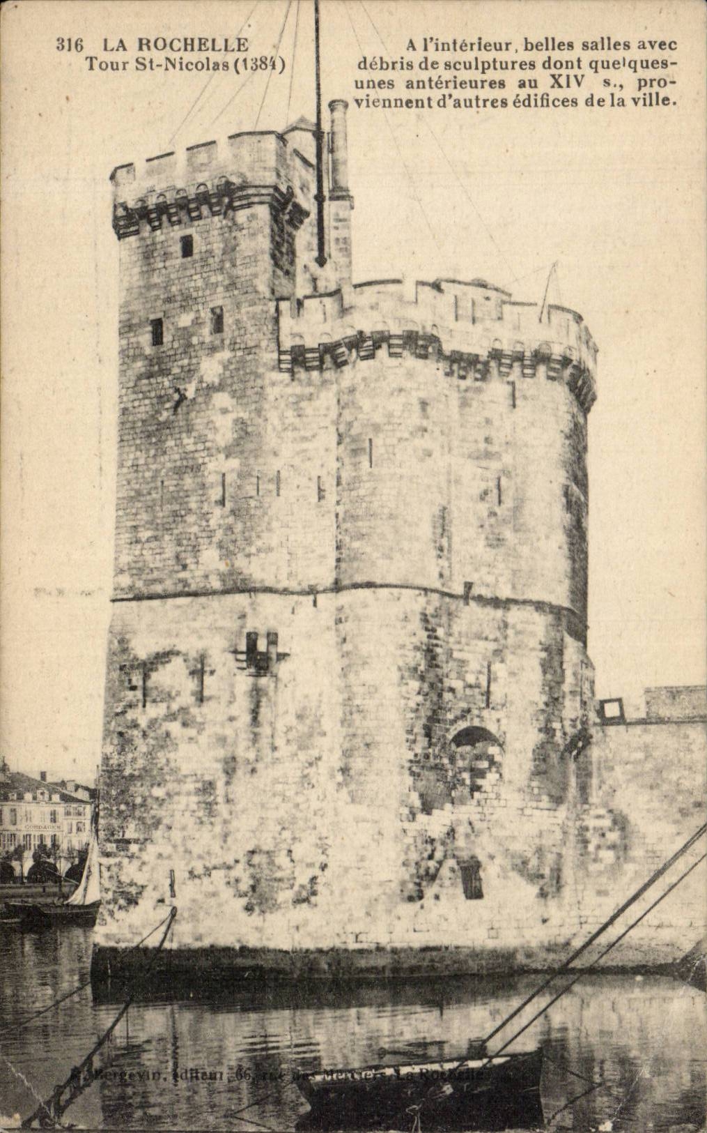 CPA La Rochelle Aufsatz-Str Nicolas