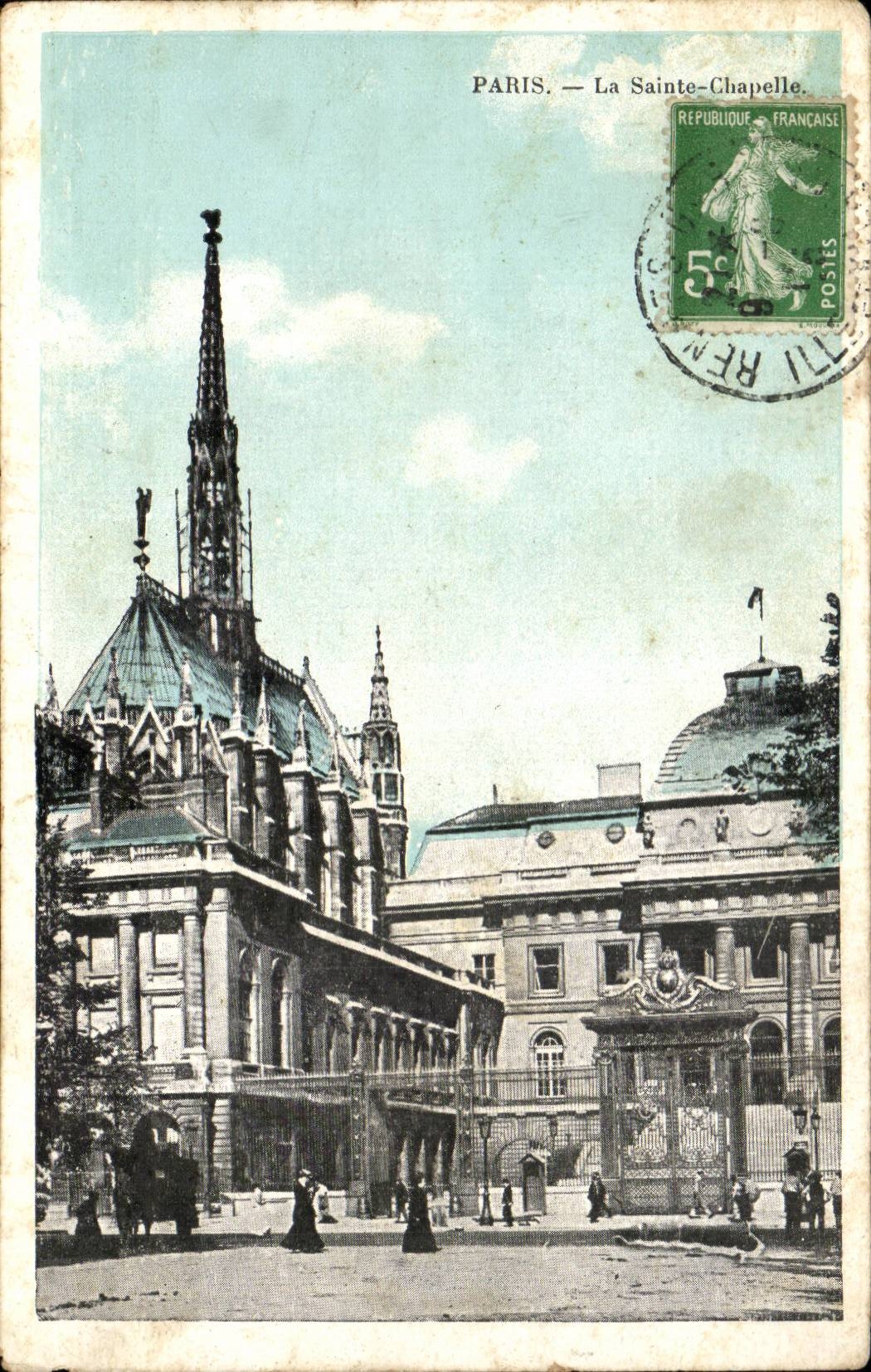 Paris CPA Sainte Chaplle