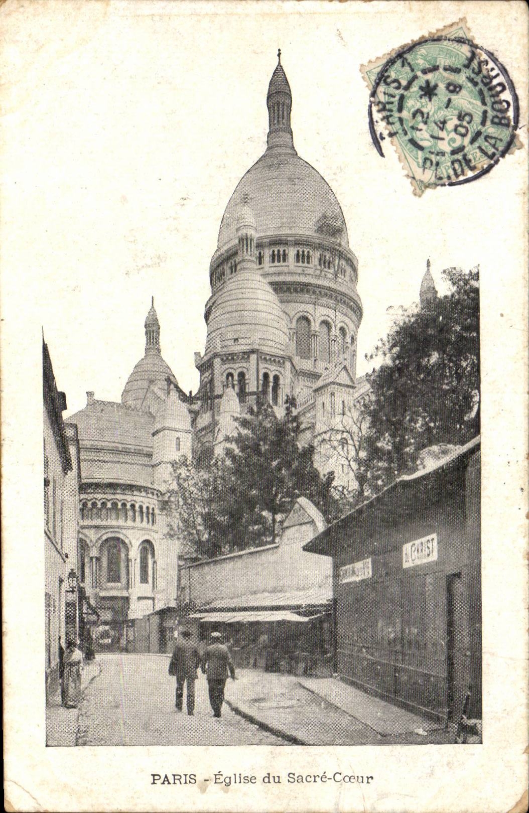 Paris CPA Eglise du Sacre Coeur
