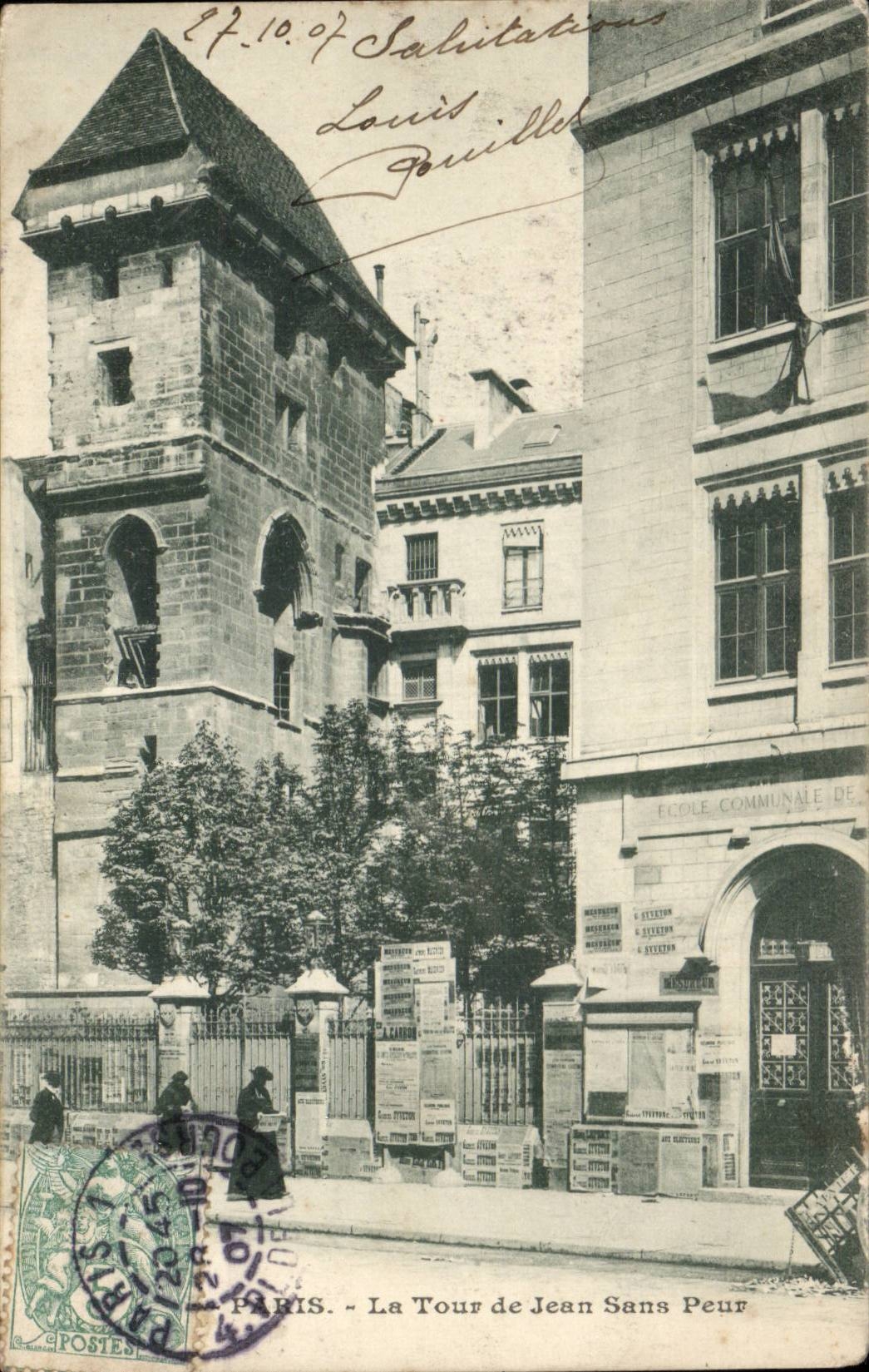 Paris CPA La tour de Jean SAns peur