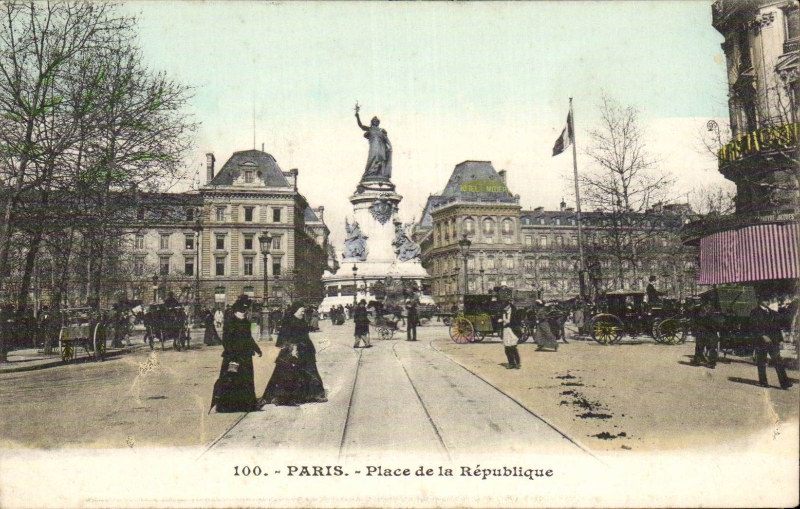 CPA Paris Places Republic