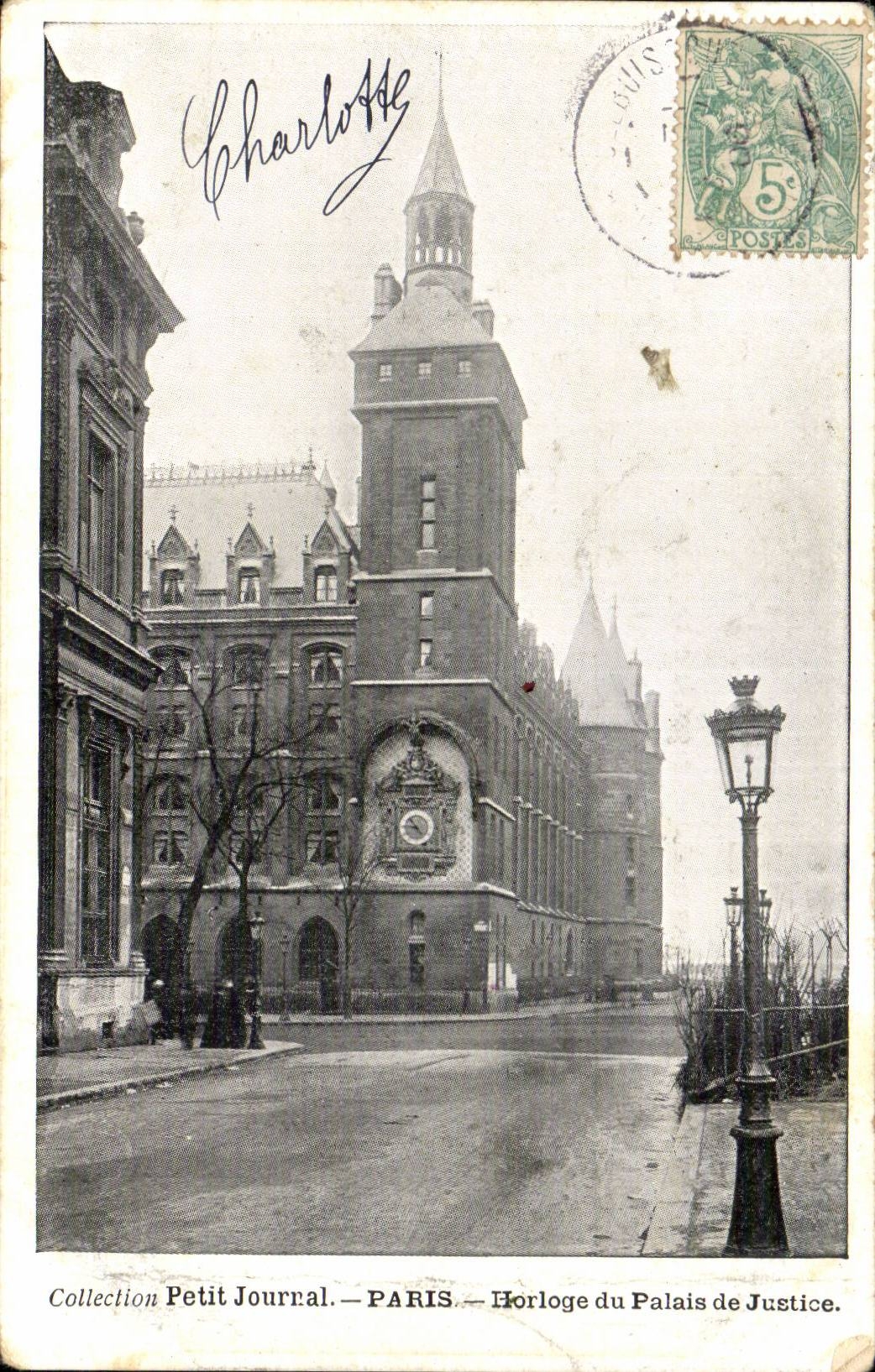 CPA Paris Horloge du palais de justice