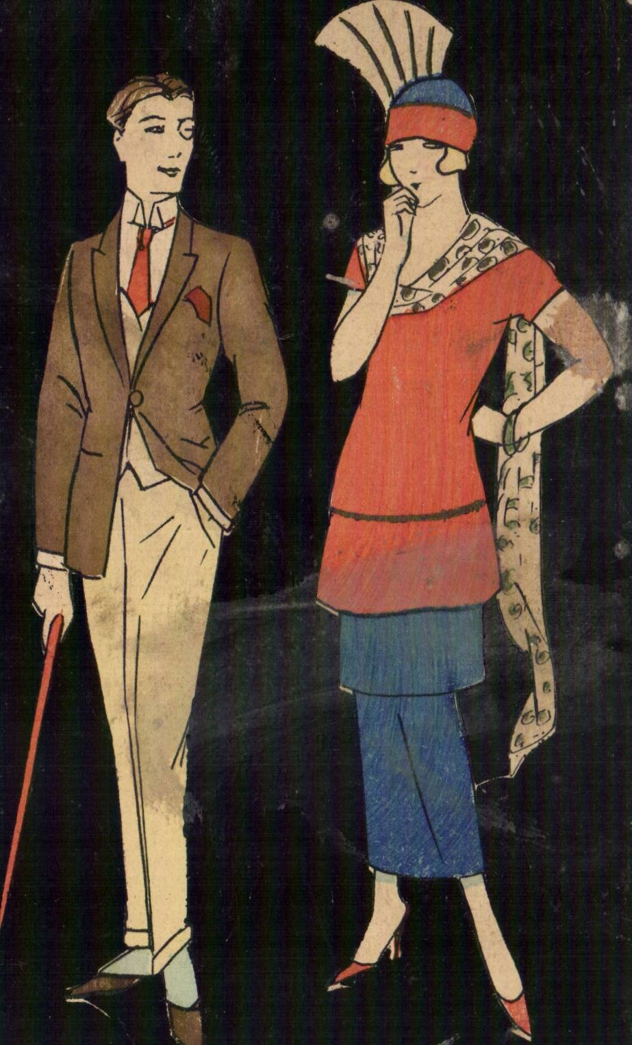 CPA Fantasy Woman Beautiful time