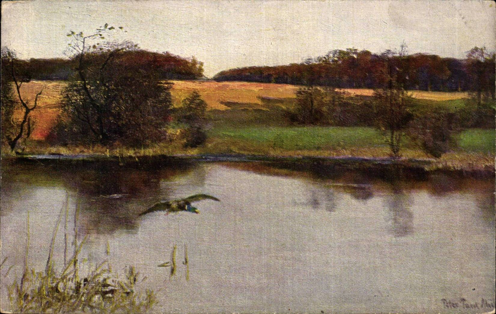 CPA Fantaisie Paysage