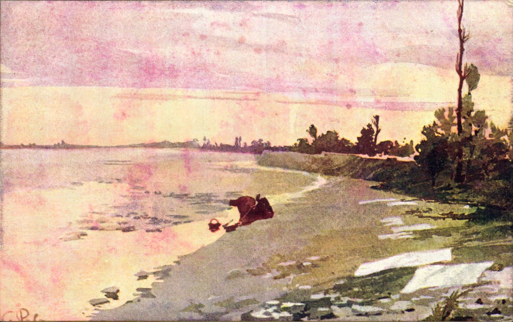 CPA Fantaisie Paysage