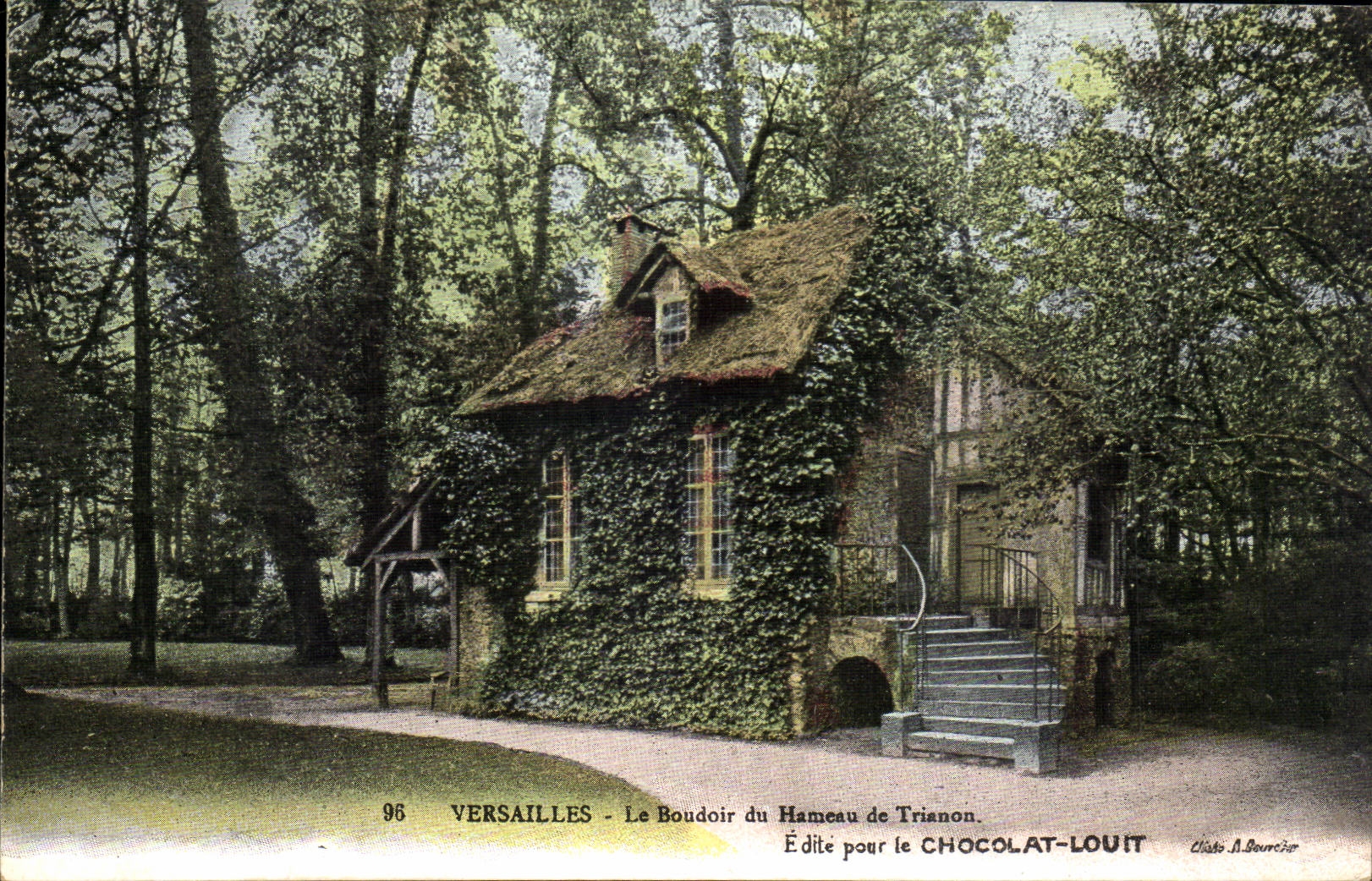 Versailles CPA the boudoir of the hamlet of Trianon