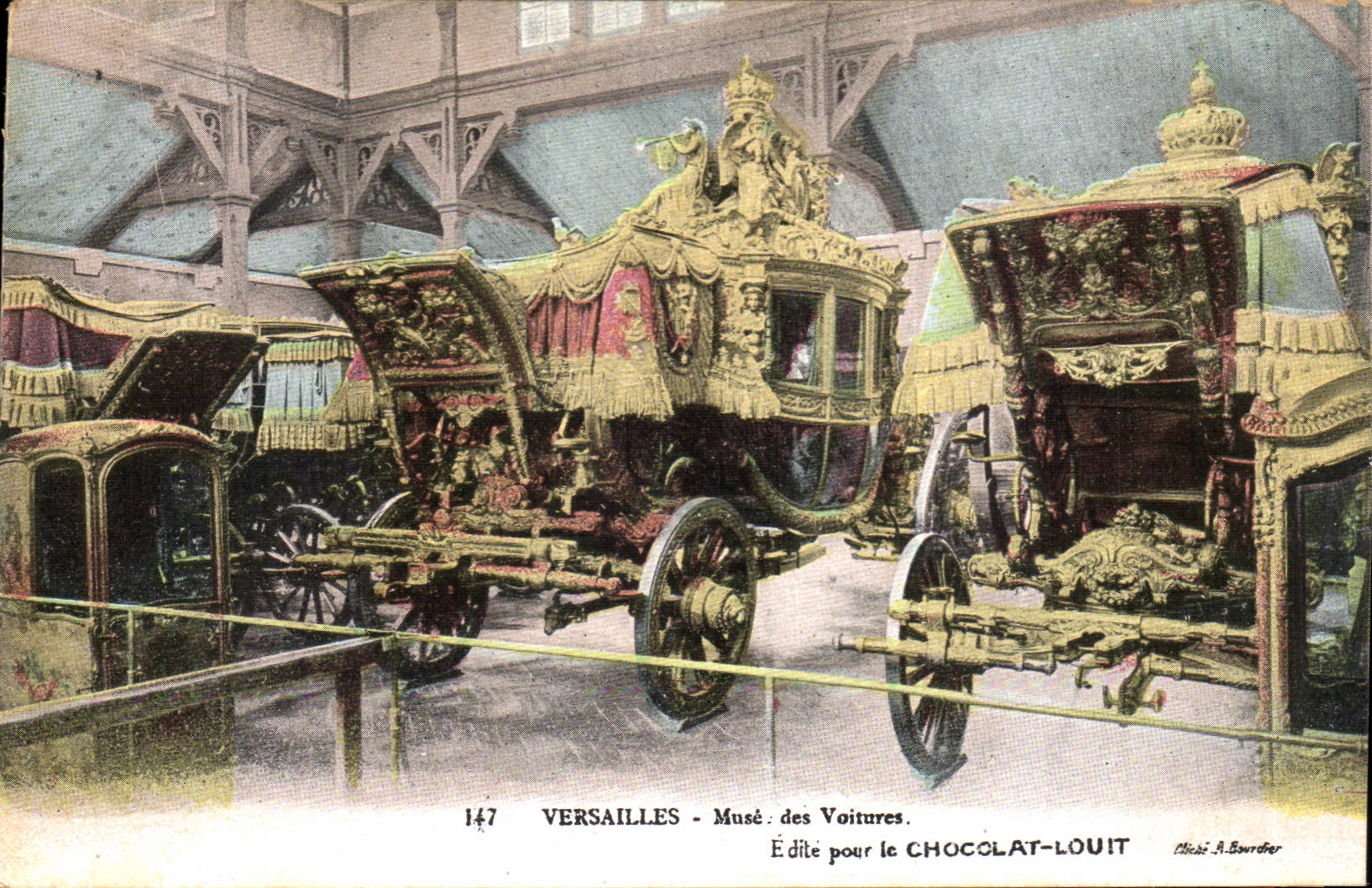 Versailles CPA Museum of the cars