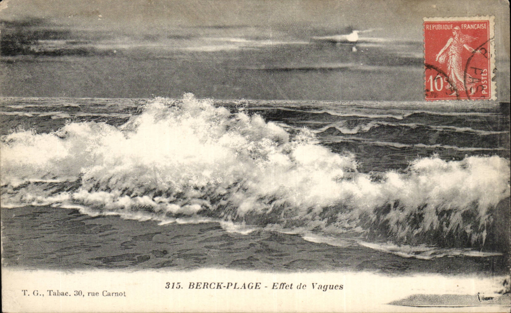 Berck beach CPA Effect of waves