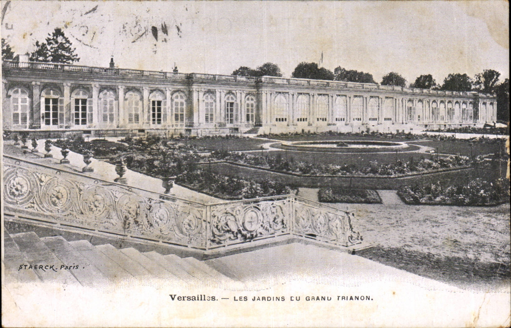 CPA Versailles gardens of large the trianon