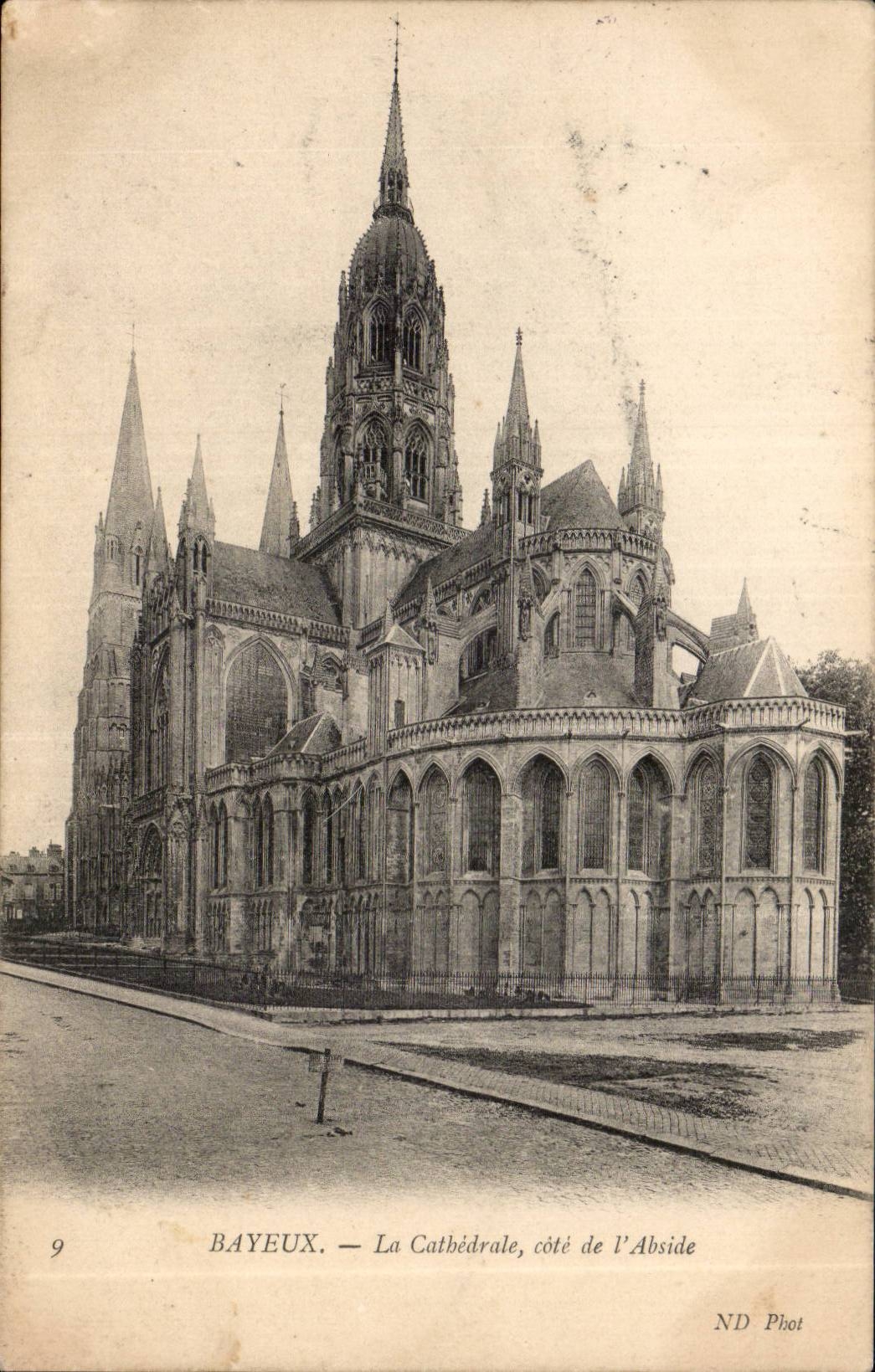 CPA Bayeux die Kathedrale bemisst Apse
