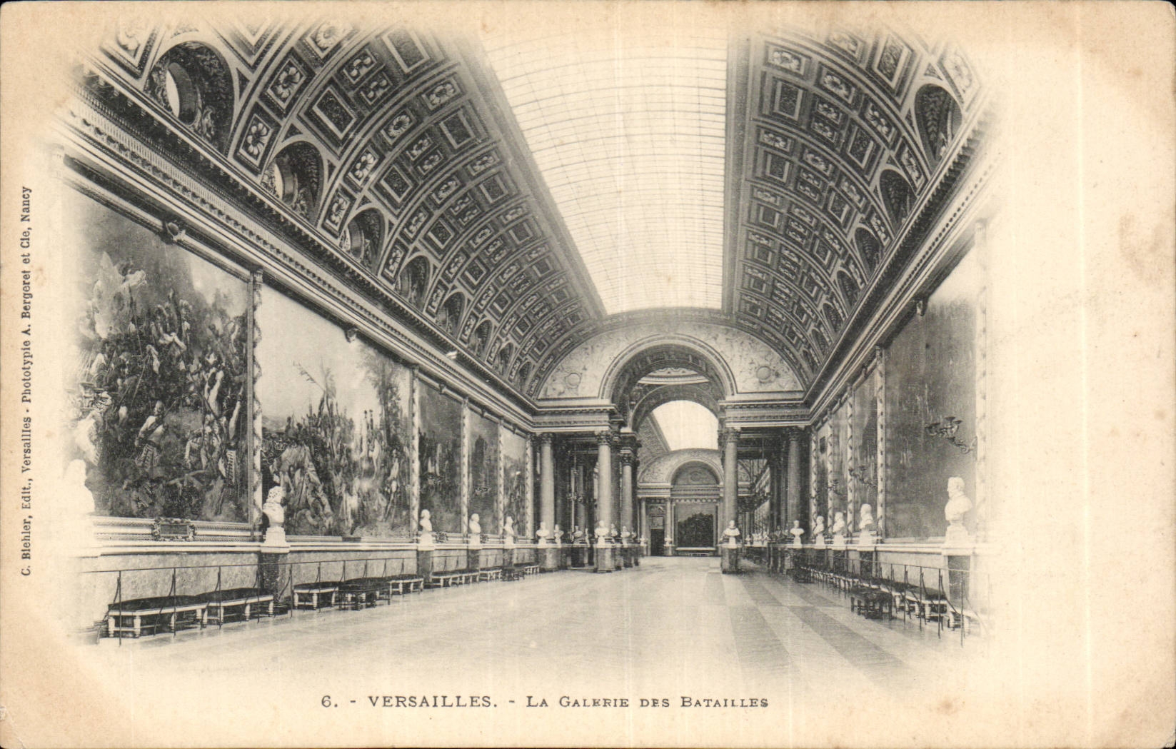 CPA Versailles the gallery of the battles