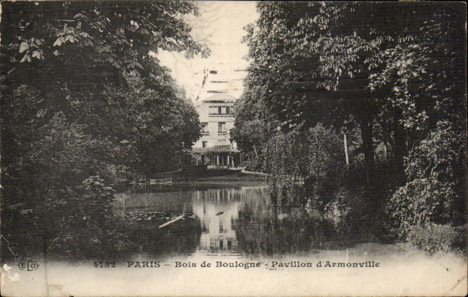 Paris CPA Bois de Boulogne pavillon d'Armenonville