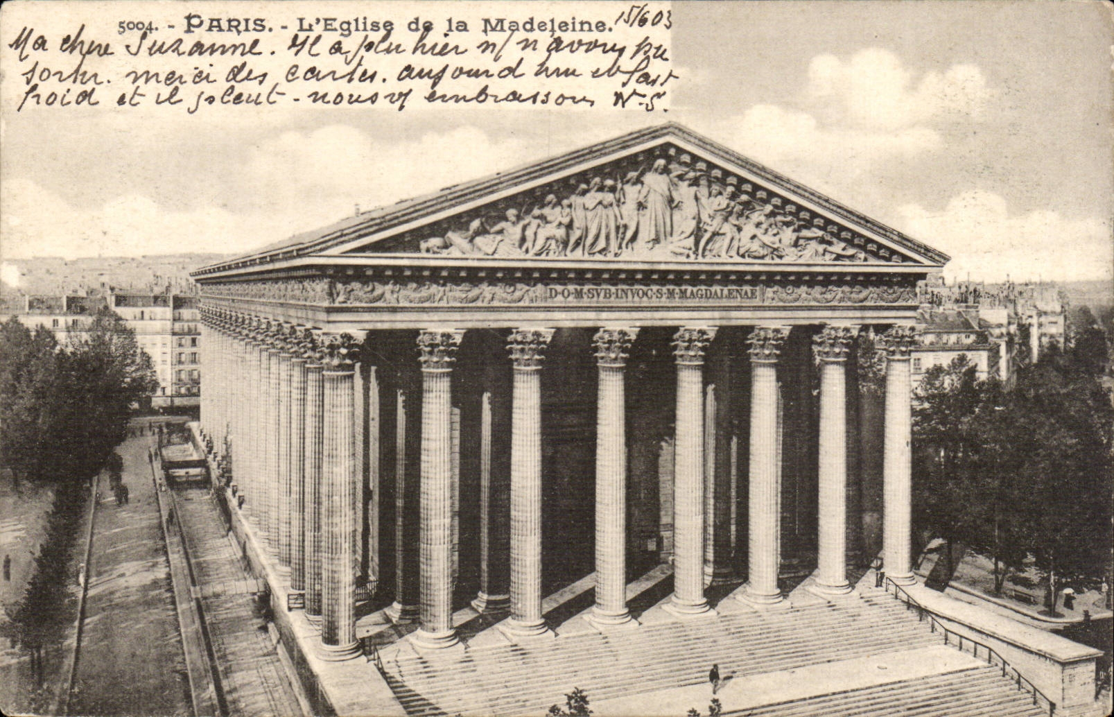 Paris CPA Church of the Madeleine