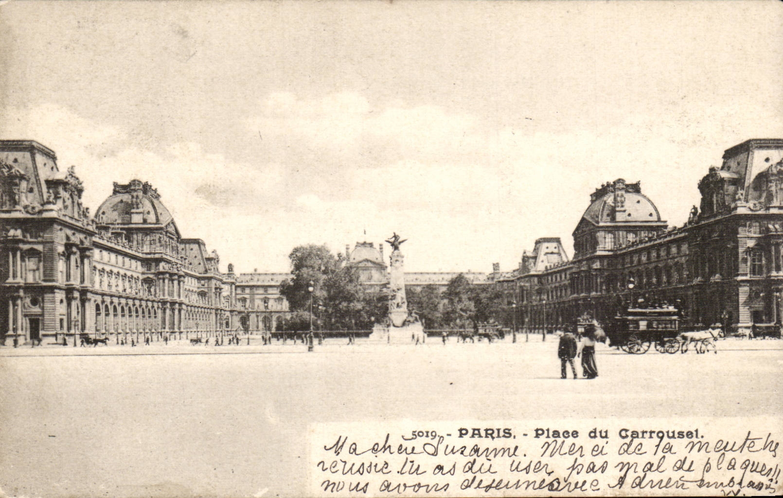 Paris CPA Place du Carrousel
