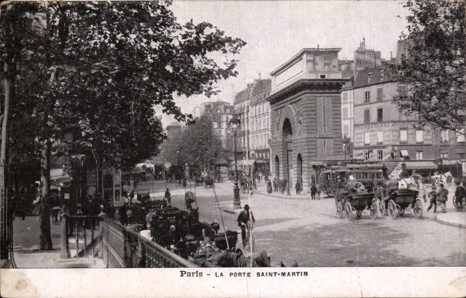 Paris CPA Gate Saint Martin