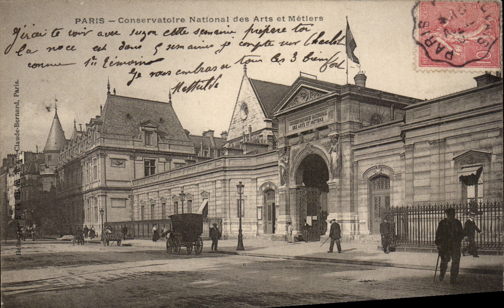 Erhaltendes Paris CPA von Kunsten und von Handel