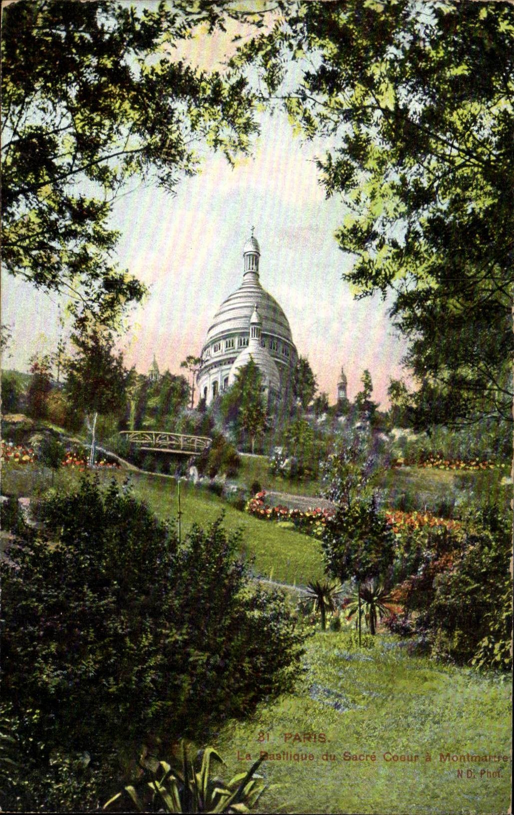 Paris CPA Basilique du Sacre Coeur de montmartre