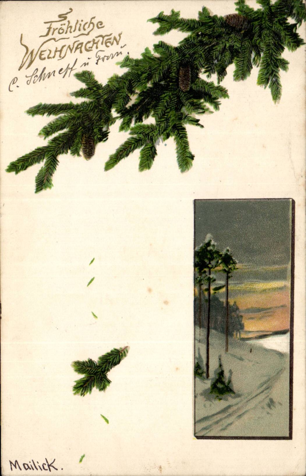 CPA Fantasy Christmas christmas