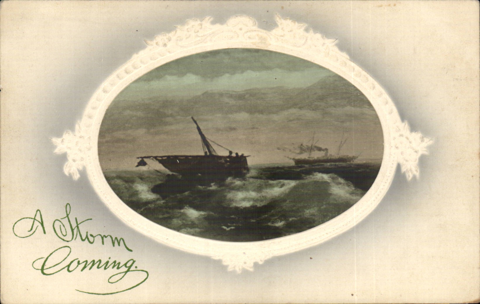 CPA Fantasy Boat Marine (in relief)