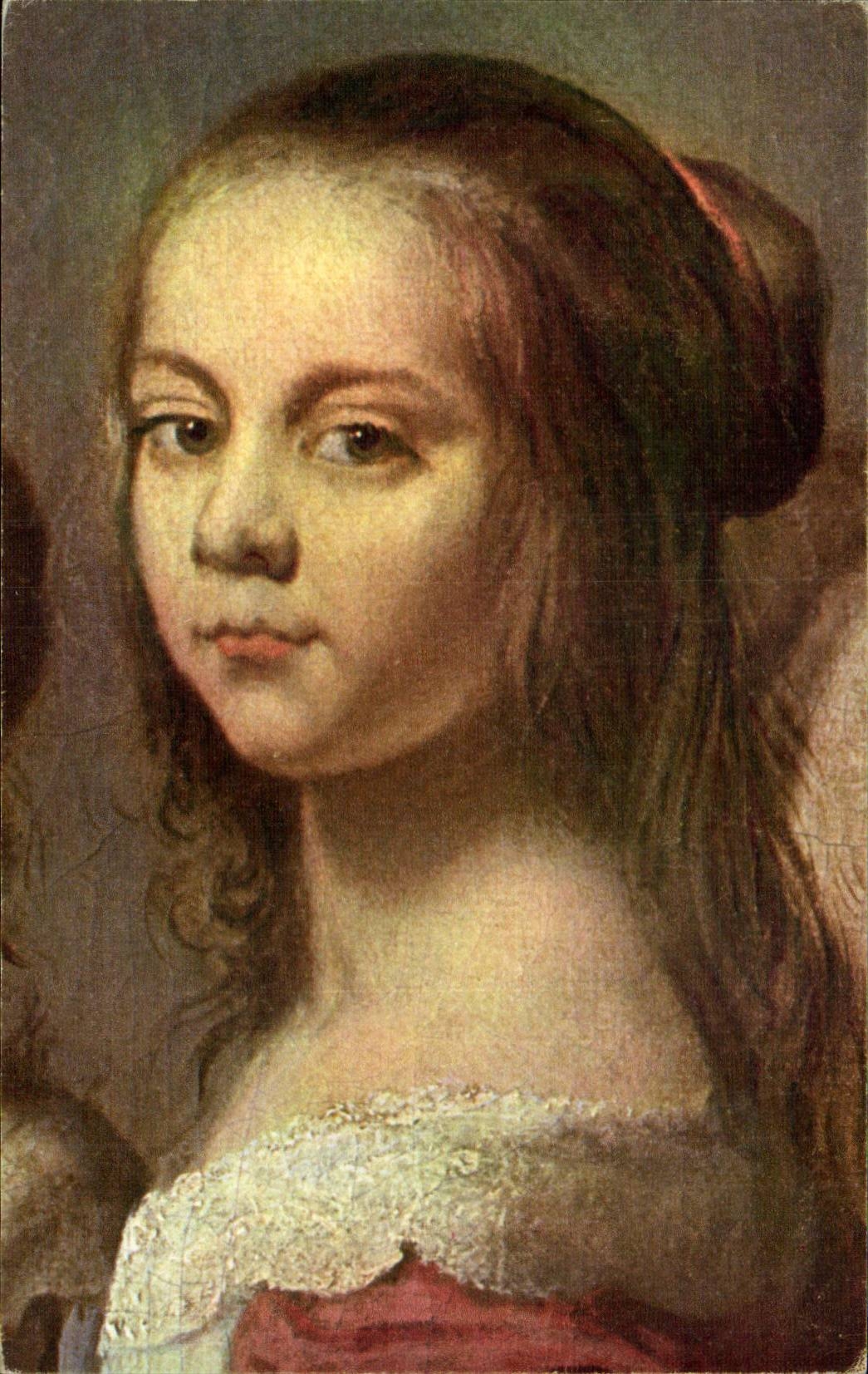 CPA Fantaisie Le Nain La lecon de danse