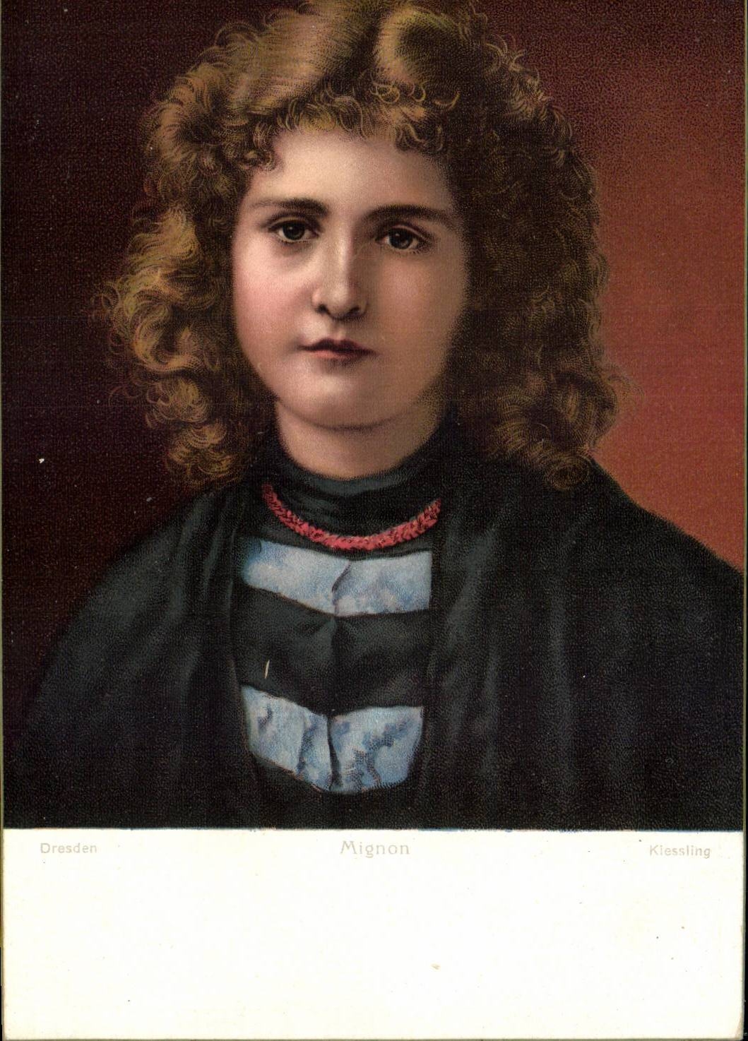 CPA Fantaisie Dresden Mignon 