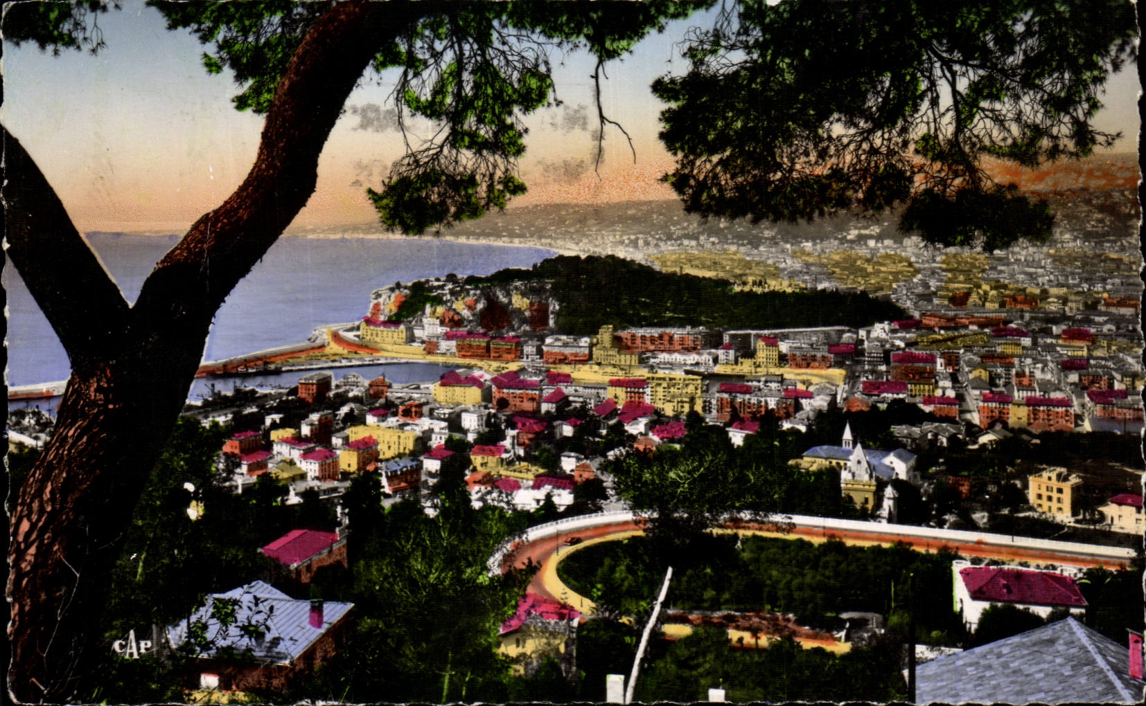 CPA Nice Seen from of the Borou Mount