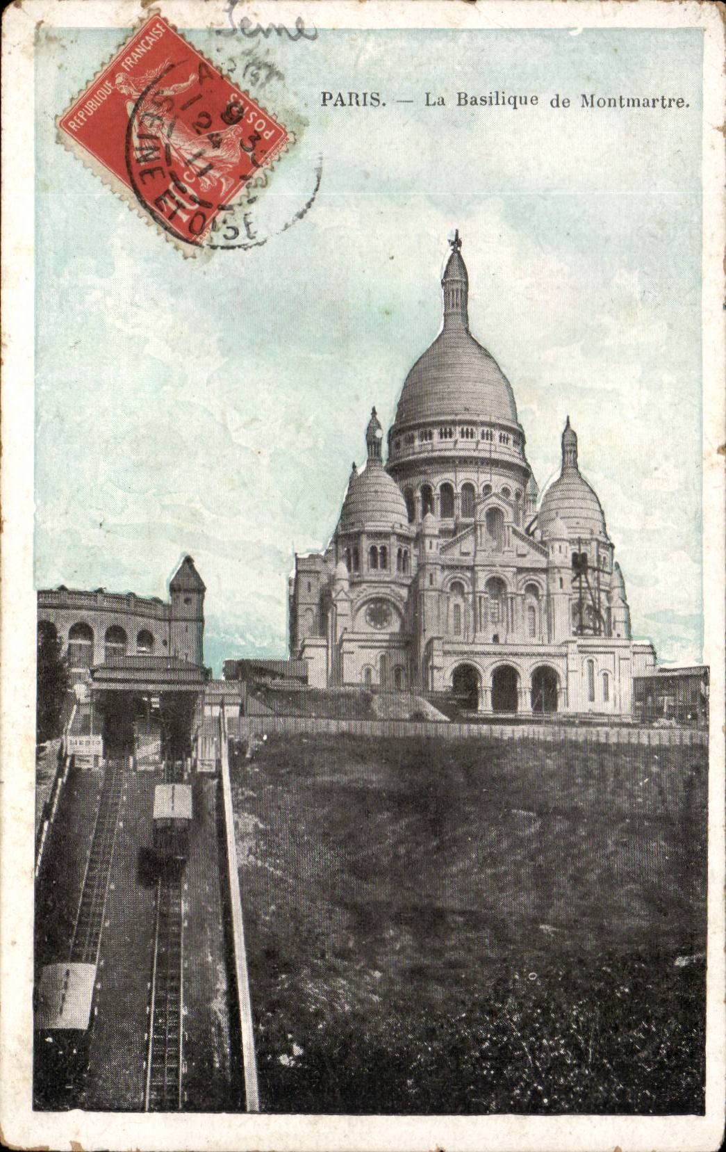 Paris CPA Sacre Coeur Montmartre