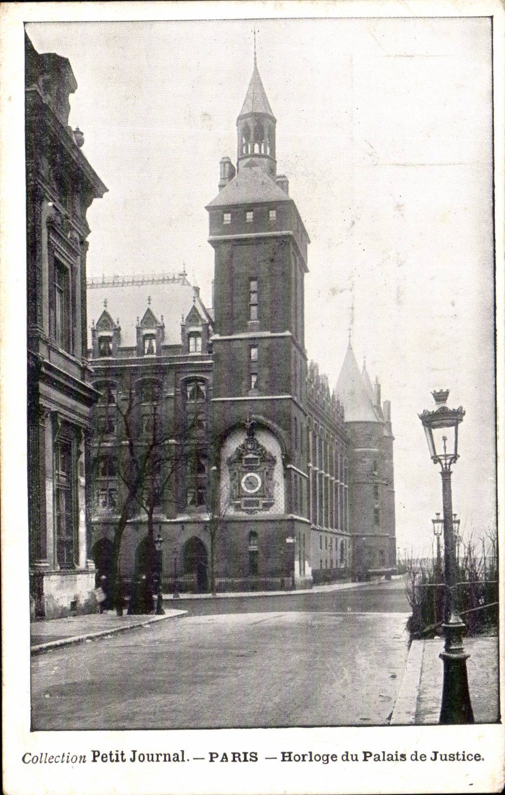 Paris CPA Horloge du palais de justice