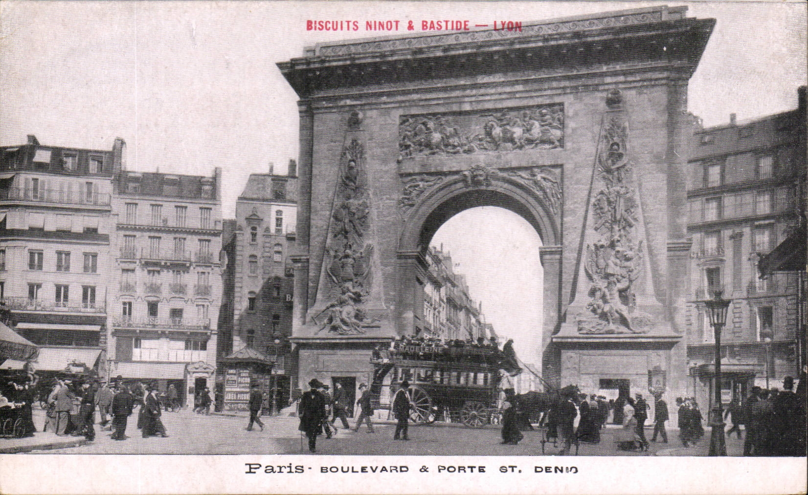 Paris CPA Boulevard and carries St Denis