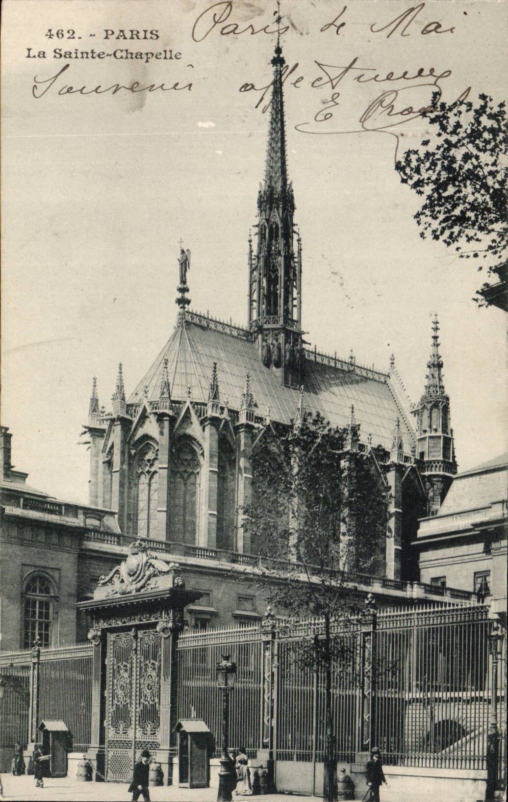 Paris CPA La Sainte Chapelle
