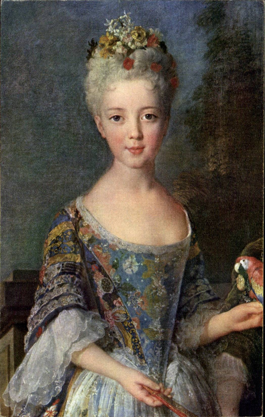 CPSM Belle Catherine de Bethisy Musee de Versailles